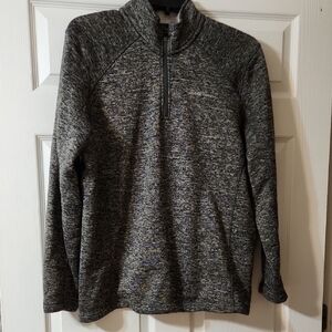Eddie Bauer Men's Charcoal and Black Pullover